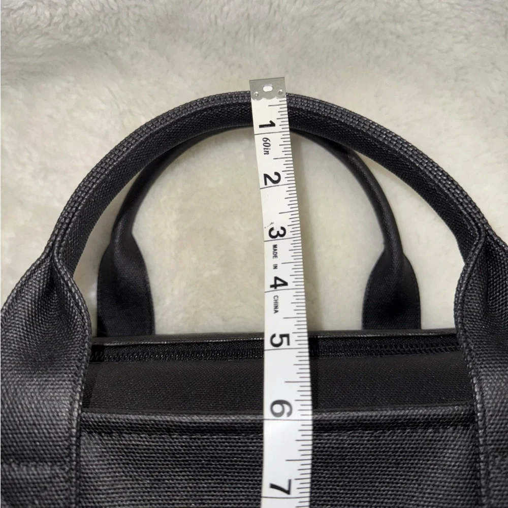 Bon Maxie Small Bon Vivant Tote Black Coated Canvas